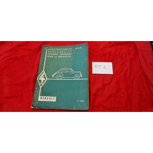 Manuel de réparation MR33 Renault 4CV R1062