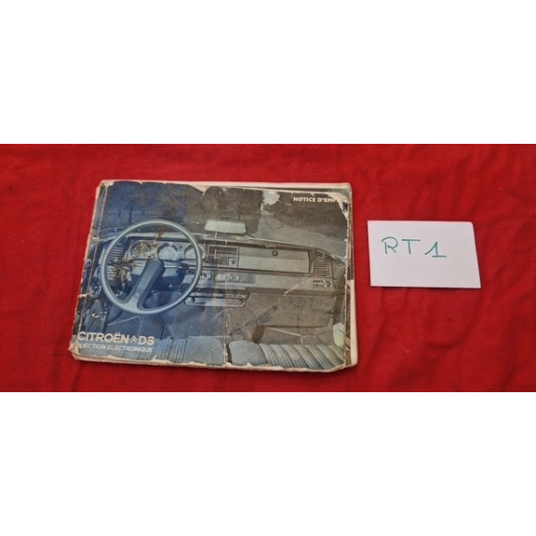 Notice d'emploi Citroën DS injection électronique