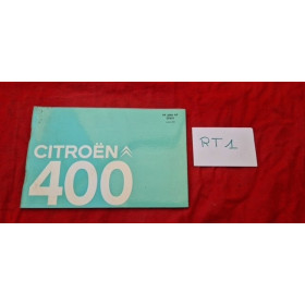 Notice d'entretien Citroën 2CV AK400