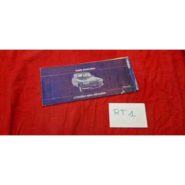 Guide d'entretien Citroën AMI8 et AMI Super