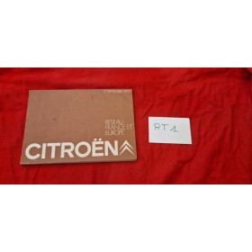 Brochure Citroën réseau France et Europe - édition du 1er septembre 1977