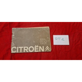 Brochure Citroën réseau France et Europe - édition du 1er janvier 1973