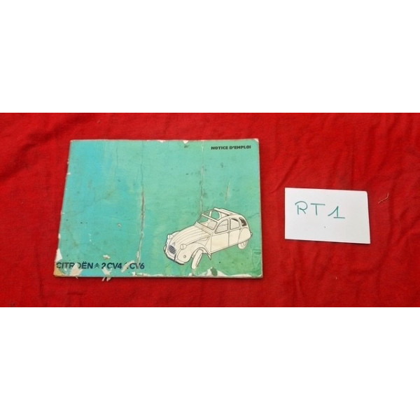 Notice d'emploi 2CV4 2CV6