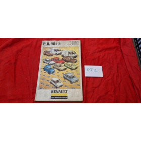 Catalogue de pièces de rechange Renault PR901 1982