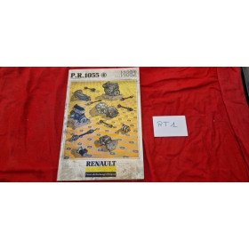 Catalogue de pièces de rechange Renault PR1055 1982