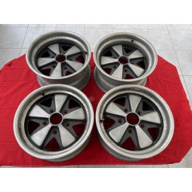 4 jantes aluminium Porsche 911 Classic réplique Fuchs 7x15 et 8x15