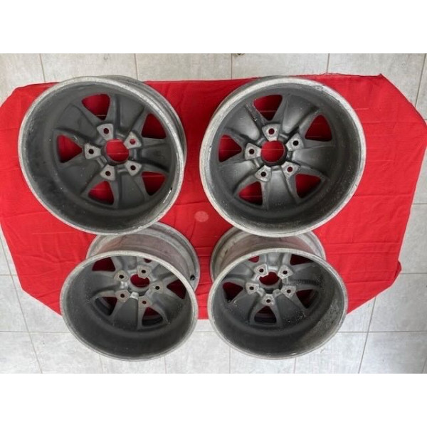 4 jantes aluminium Porsche 911 Classic réplique Fuchs 7x15 et 8x15