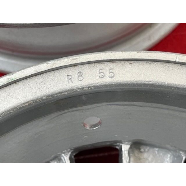 4 jantes alu original Delta Mics 5,5 pources 3x130 Alpine A110 R8 Gordini