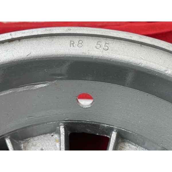 4 jantes alu original Delta Mics 5,5 pources 3x130 Alpine A110 R8 Gordini