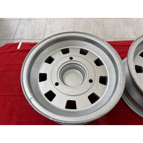 4 jantes alu original Delta Mics 5,5 pources 3x130 Alpine A110 R8 Gordini