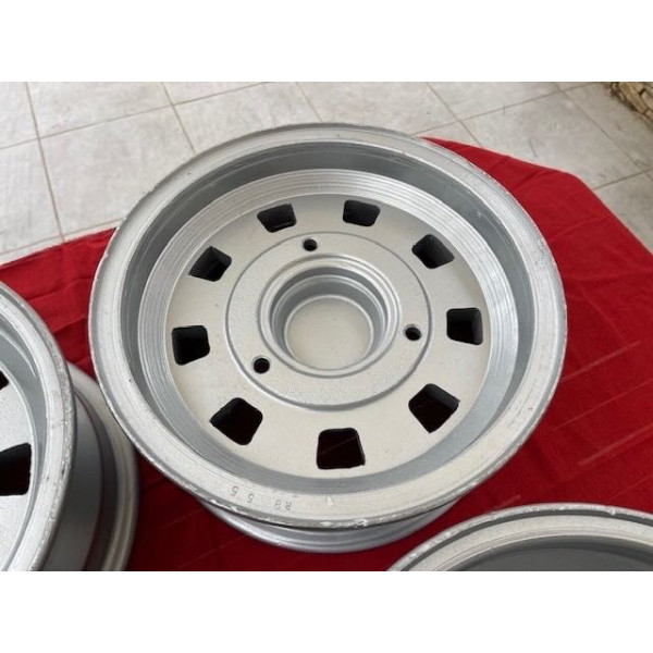 4 jantes alu original Delta Mics 5,5 pources 3x130 Alpine A110 R8 Gordini