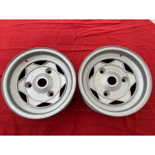 2 jantes alu original style auto 5,5 pouces 3x130 Alpine A110 R8 Gordini