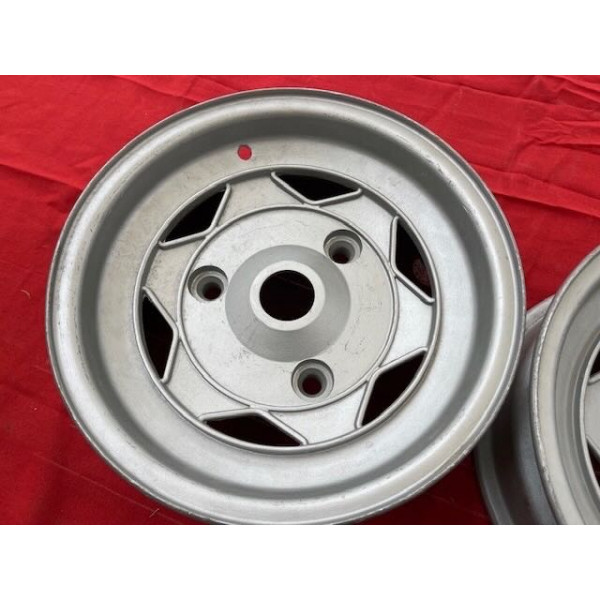 2 jantes alu original style auto 5,5 pouces 3x130 Alpine A110 R8 Gordini