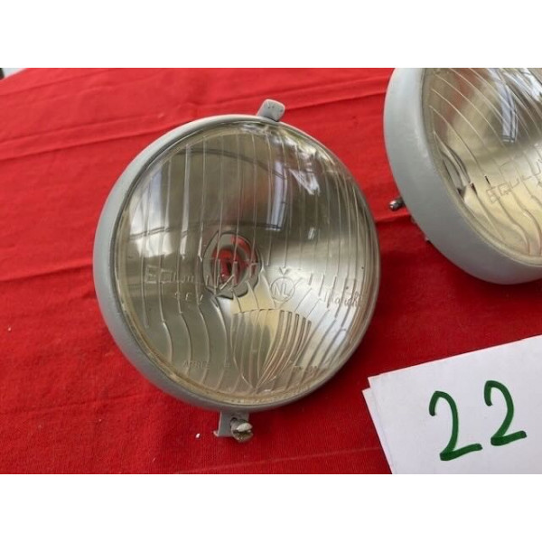 2 blocs optiques Marchal ABTP 490 Citroën 2CV type AZ années 50-60