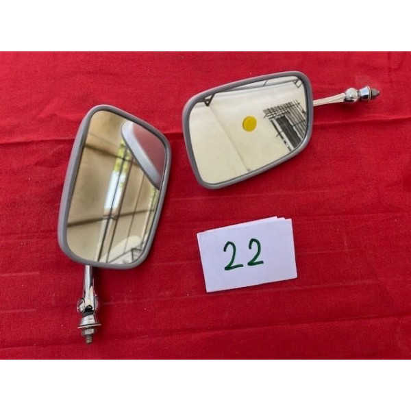 2 rétroviseurs Cipa original Citroën DS 20 21 ou 23 dernière génération