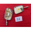 2 rétroviseurs Cipa original Citroën DS 20 21 ou 23 dernière génération