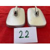 2 rétroviseurs Cipa original Citroën DS 20 21 ou 23 dernière génération