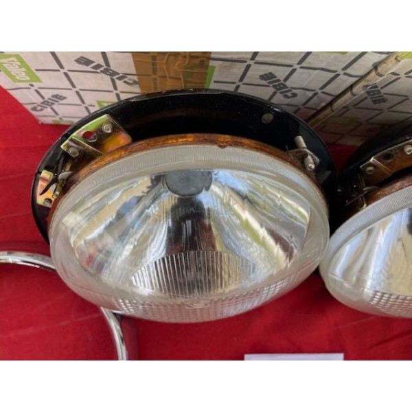 2 phares neuf originaux complet Cibie ABTP 530 Citroën ID DS 19 code asymétrique