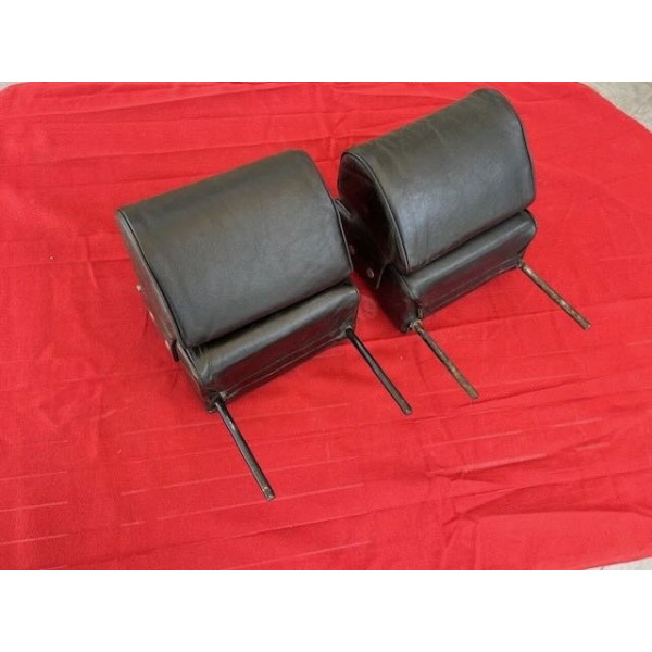 2 appui tête cuir noir original Citroën DS 20 21 ou 23