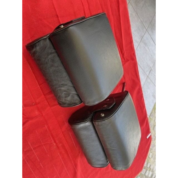 2 appui tête cuir noir original Citroën DS 20 21 ou 23