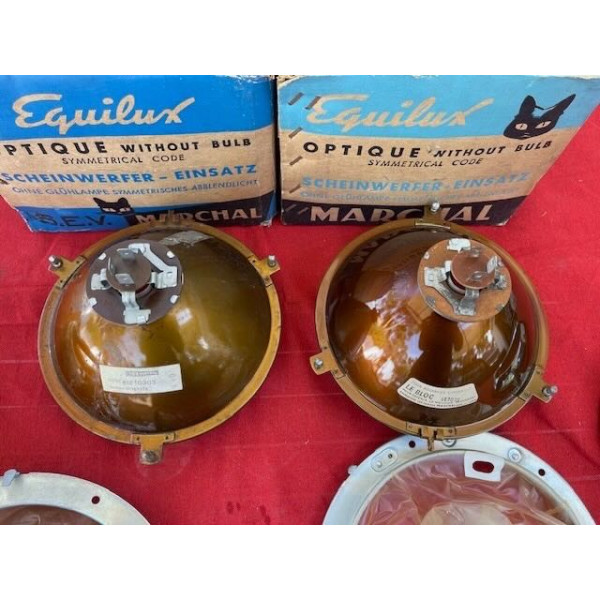 2 phares complet Marchal ABTP 523 neuf original Citroën ID DS 19 1ère génération