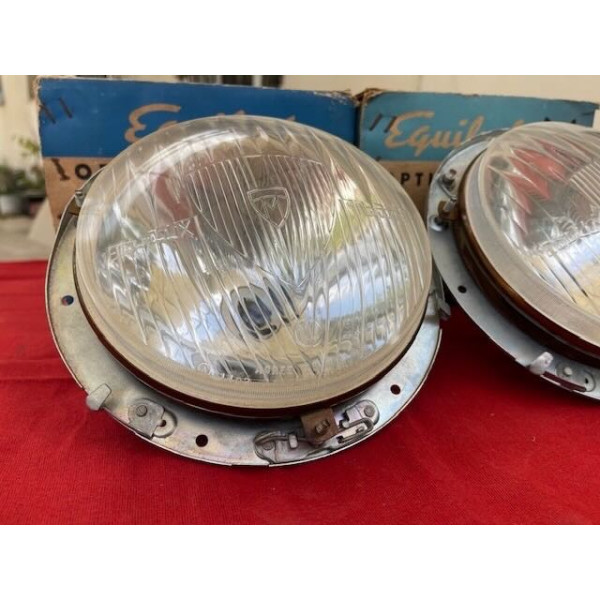 2 phares complet Marchal ABTP 523 neuf original Citroën ID DS 19 1ère génération