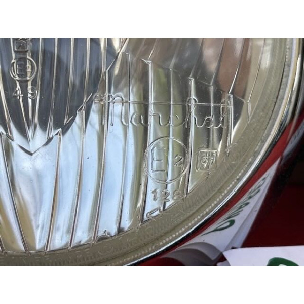 2 phares complet Marchal neuf original accessoire Alpine A108 A110 Renault 4CV