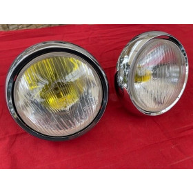 2 phares complet Marchal original accessoire Citroën DS 19 ou 21 maxi 1967