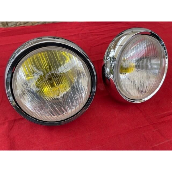 2 phares complet Marchal original accessoire Citroën DS 19 ou 21 maxi 1967