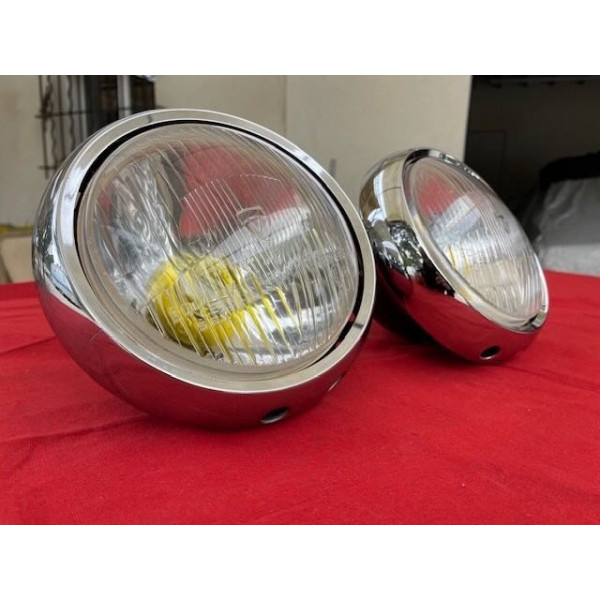 2 phares complet Marchal original accessoire Citroën DS 19 ou 21 maxi 1967