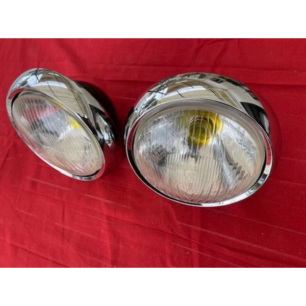 2 phares complet Marchal original accessoire Citroën DS 19 ou 21 maxi 1967