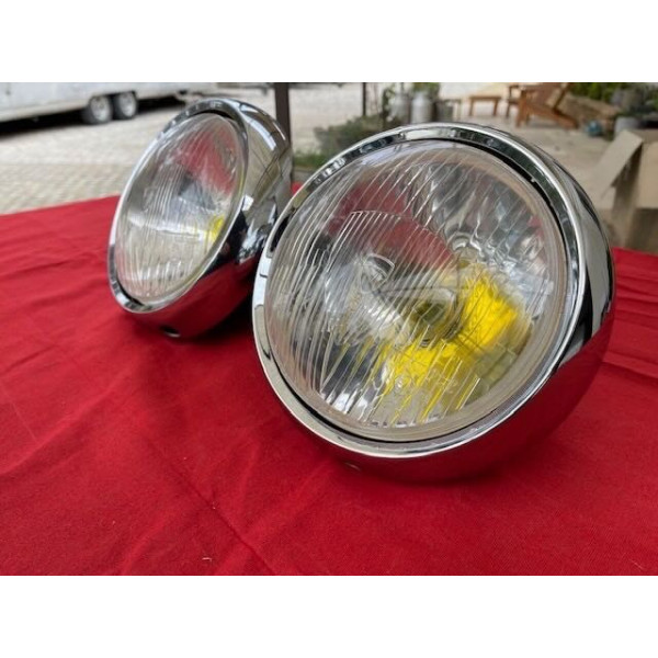 2 phares complet Marchal original accessoire Citroën DS 19 ou 21 maxi 1967