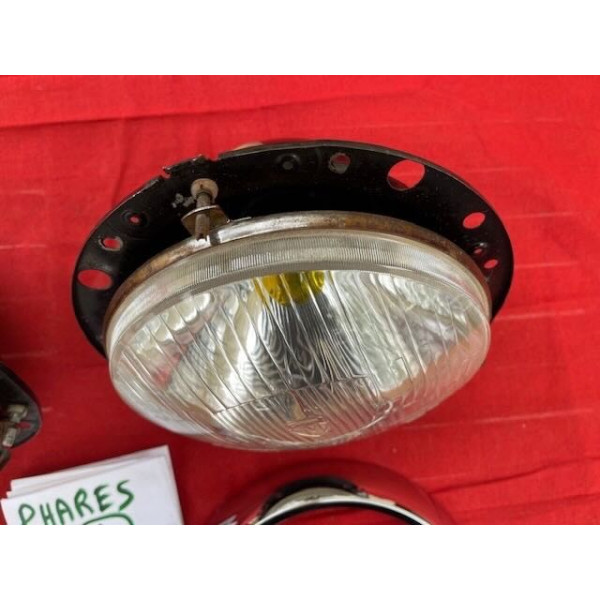 2 phares complet Marchal original accessoire Citroën DS 19 ou 21 maxi 1967