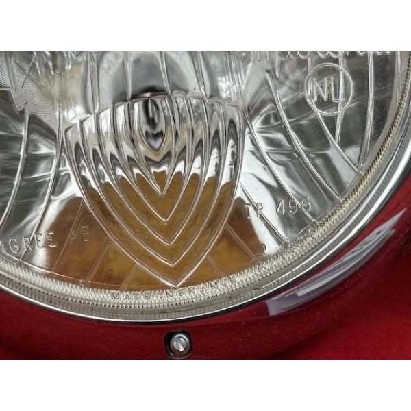 2 phares complet Marchal ABTP 496 original Renault 4CV Alpine A106 A108 Panhard