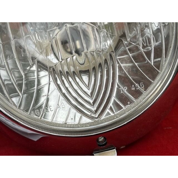 2 phares complet Marchal ABTP 496 original Renault 4CV Alpine A106 A108 Panhard