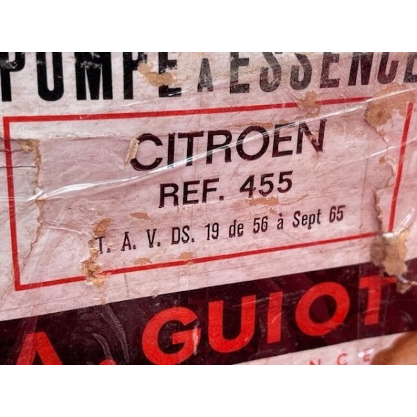 Pompe à essence Guiot neuve original Citroën ID DS 19 HY 1ère génération