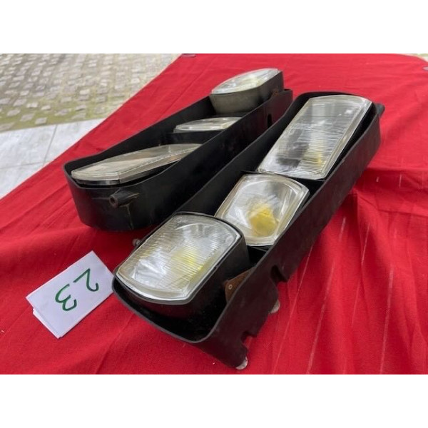 Ensemble complet de 6 phares Cibie + supports Citroën SM Maserati