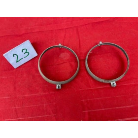 2 cercles de phares original Marchal ABTP 490 Citroën 2CV type AZ 1950-60