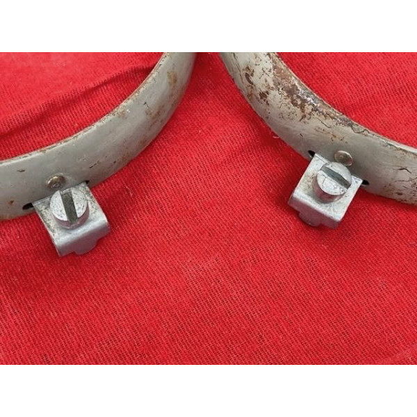 2 cercles de phares original Marchal ABTP 490 Citroën 2CV type AZ 1950-60