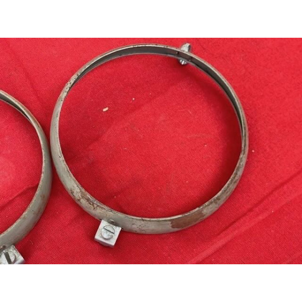 2 cercles de phares original Marchal ABTP 490 Citroën 2CV type AZ 1950-60