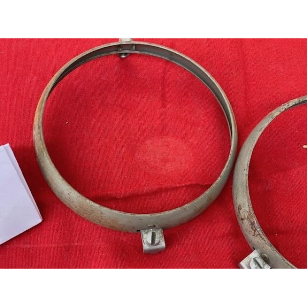 2 cercles de phares original Marchal ABTP 490 Citroën 2CV type AZ 1950-60