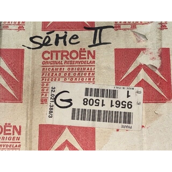 Optique de phare AVG neuf Siem original Citroën CX GTI Turbo 2