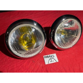 2 phares Marchal ABTP424 H4 Simca 8 Sport Maserati Ferrari 250