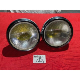 2 phares complet Cibie originaux Citroën ID DS 19 ou 21 1960 à 1967