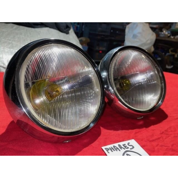 2 phares complet Cibie originaux Citroën ID DS 19 ou 21 1960 à 1967