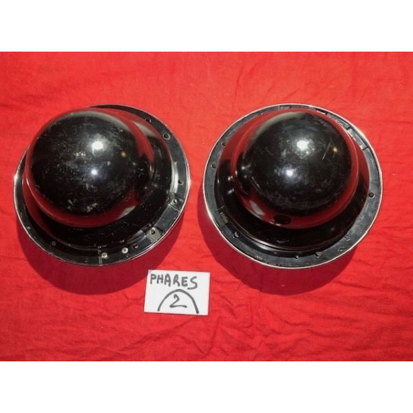 2 phares complet Cibie originaux Citroën ID DS 19 ou 21 1960 à 1967