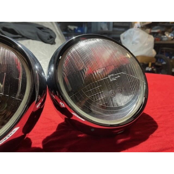2 phares complet Cibie H4 originaux Citroën ID DS 19 ou 21 1960 à 1967