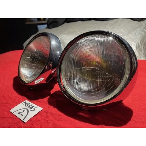 2 phares complet Cibie H4 originaux Citroën ID DS 19 ou 21 1960 à 1967