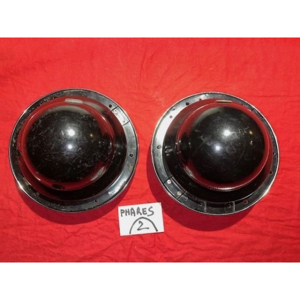 2 phares complet Cibie H4 originaux Citroën ID DS 19 ou 21 1960 à 1967