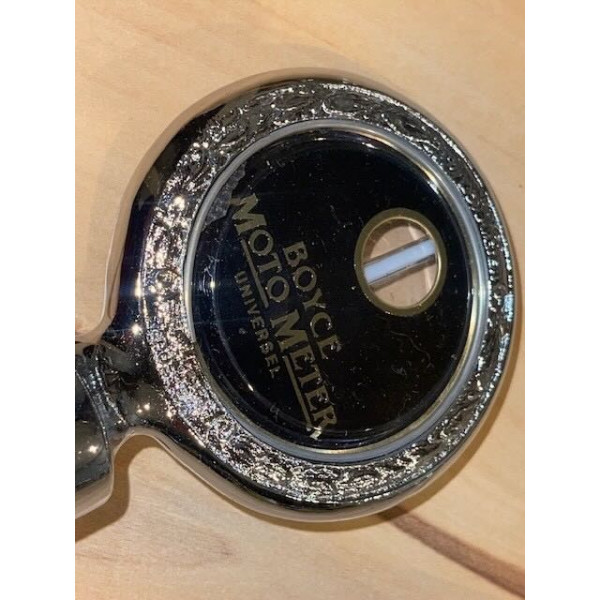 Thermomètre radiateur "Boyce Moto Meter" universel ø7cm - chromé